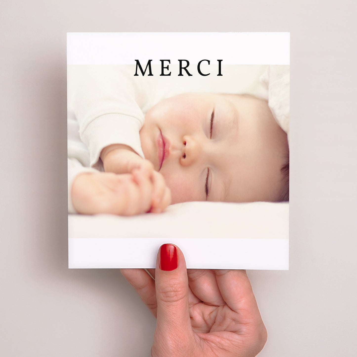 Remerciements Naissance Carré Exclusif photo N° 2