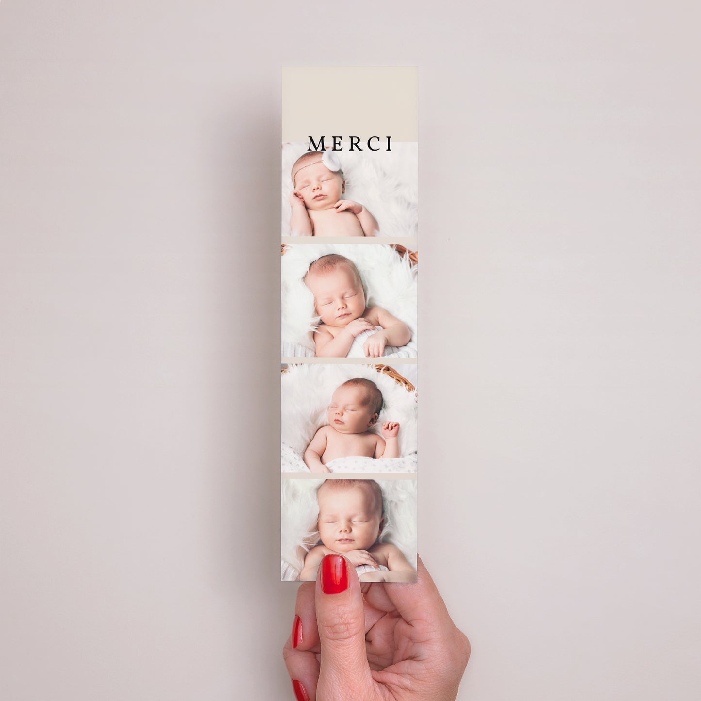 Remerciements Naissance Marque-page Exclusivité photo N° 2