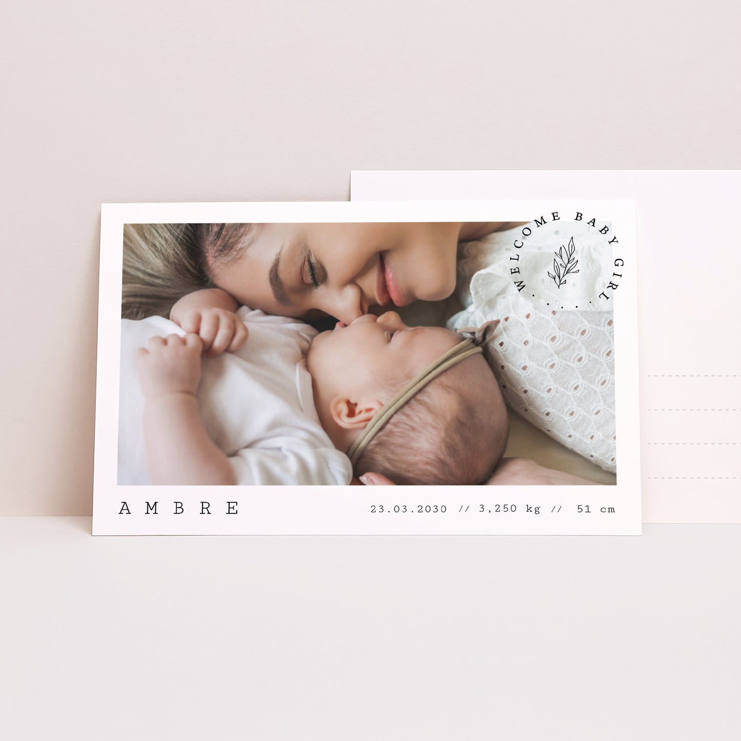 Faire-part Naissance Paysage Carte postale photo N° 1
