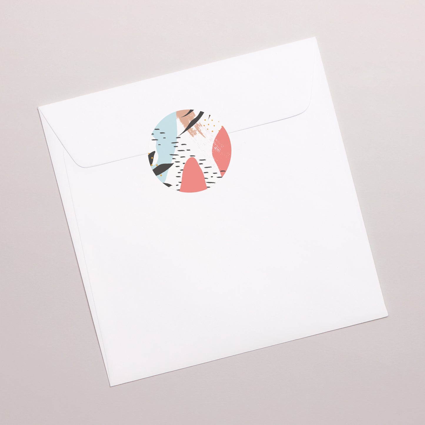Sticker Naissance Rond Artsy Color photo N° 3