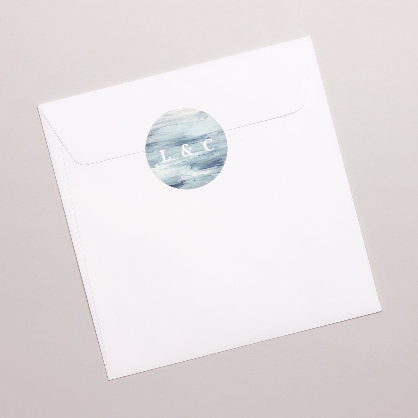 Sticker Mariage Rond Côté Mer photo N° 3