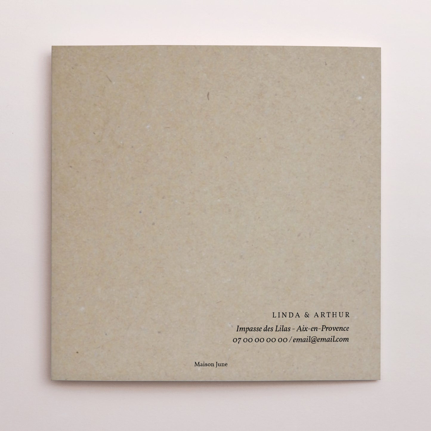 Invitations Anniversaire de mariage Carré double volet Noces et Jubilés photo N° 3