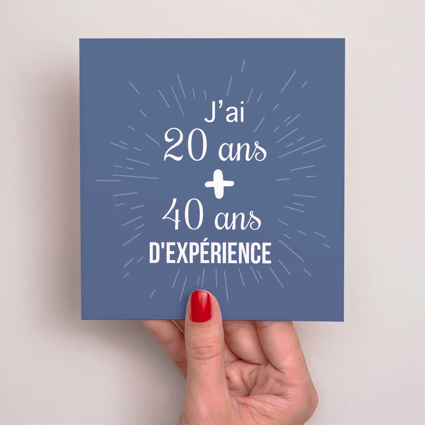 Invitations Anniversaire Adulte Carré L'addition SVP photo N° 2