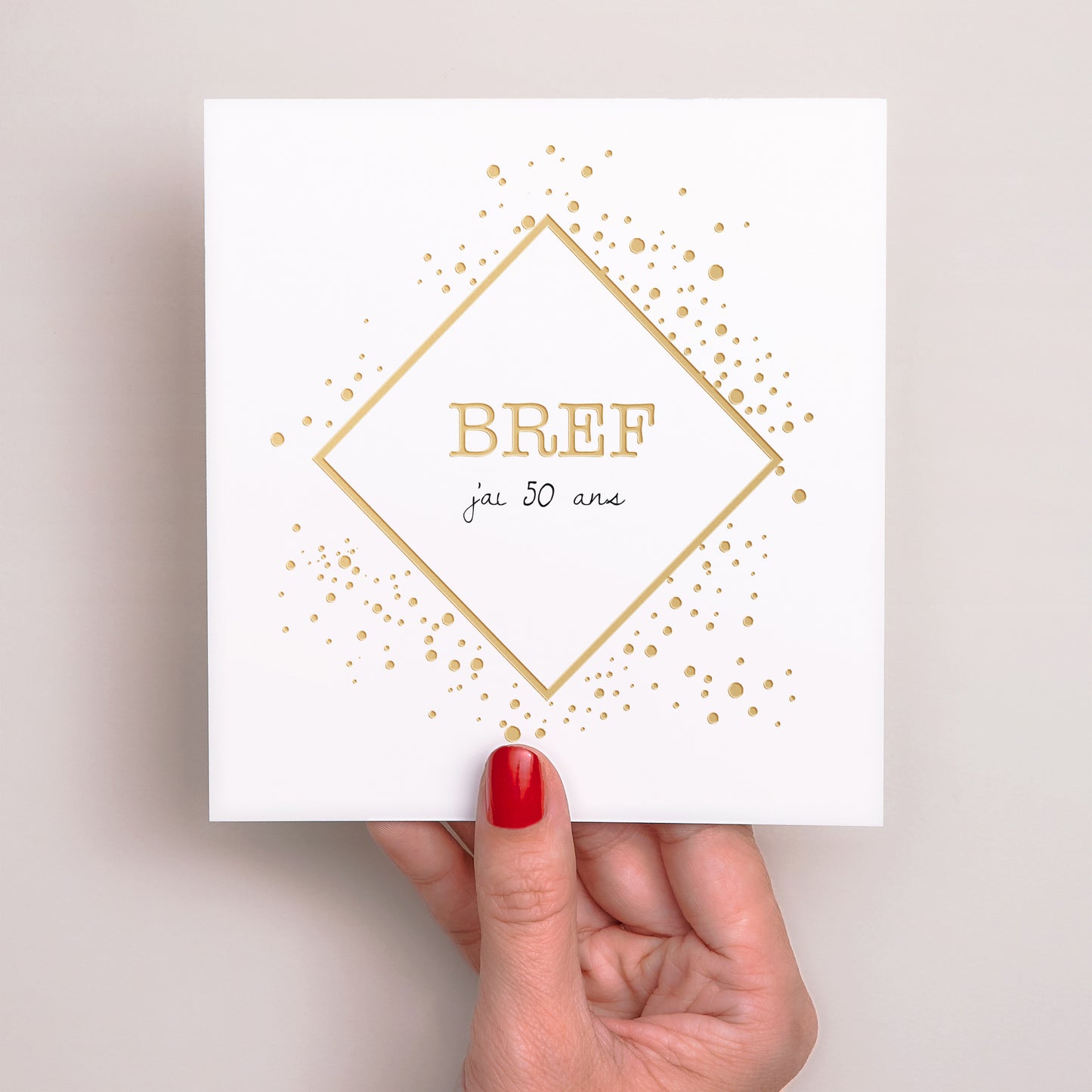 Invitations Anniversaire Adulte Carré Bref photo N° 2