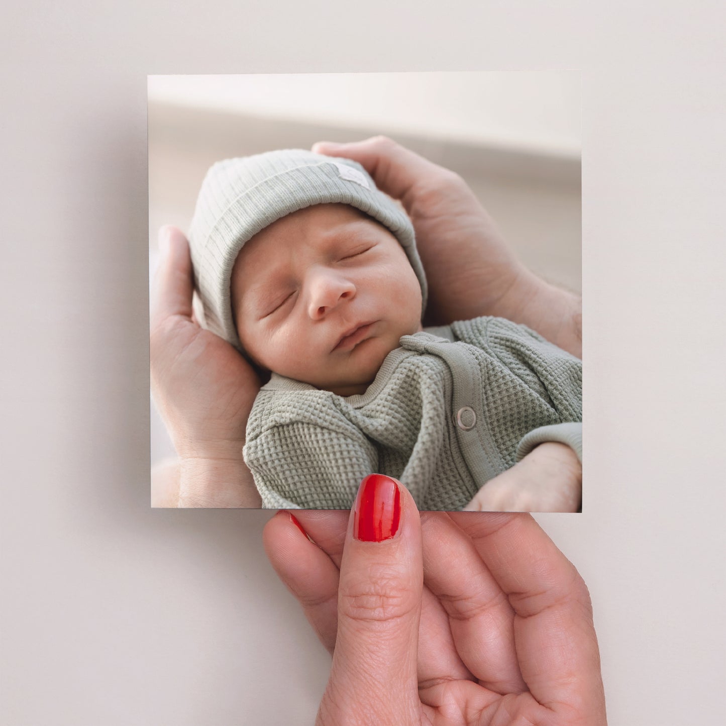 Remerciements Naissance Carré Jeune Pousse photo N° 3