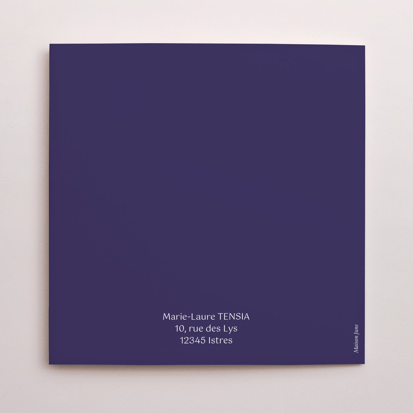 Invitations Anniversaire Adulte Carré double volet 50 ans, Festive, Vernis photo N° 3