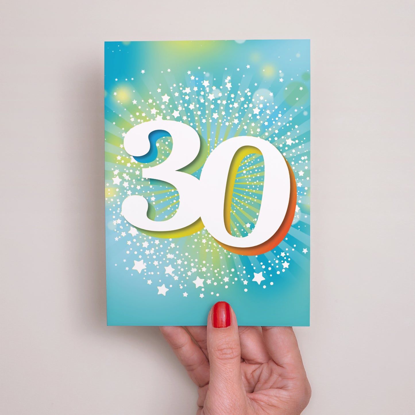Invitations Anniversaire Adulte Portrait 30 ans, Festive, Vernis photo N° 2