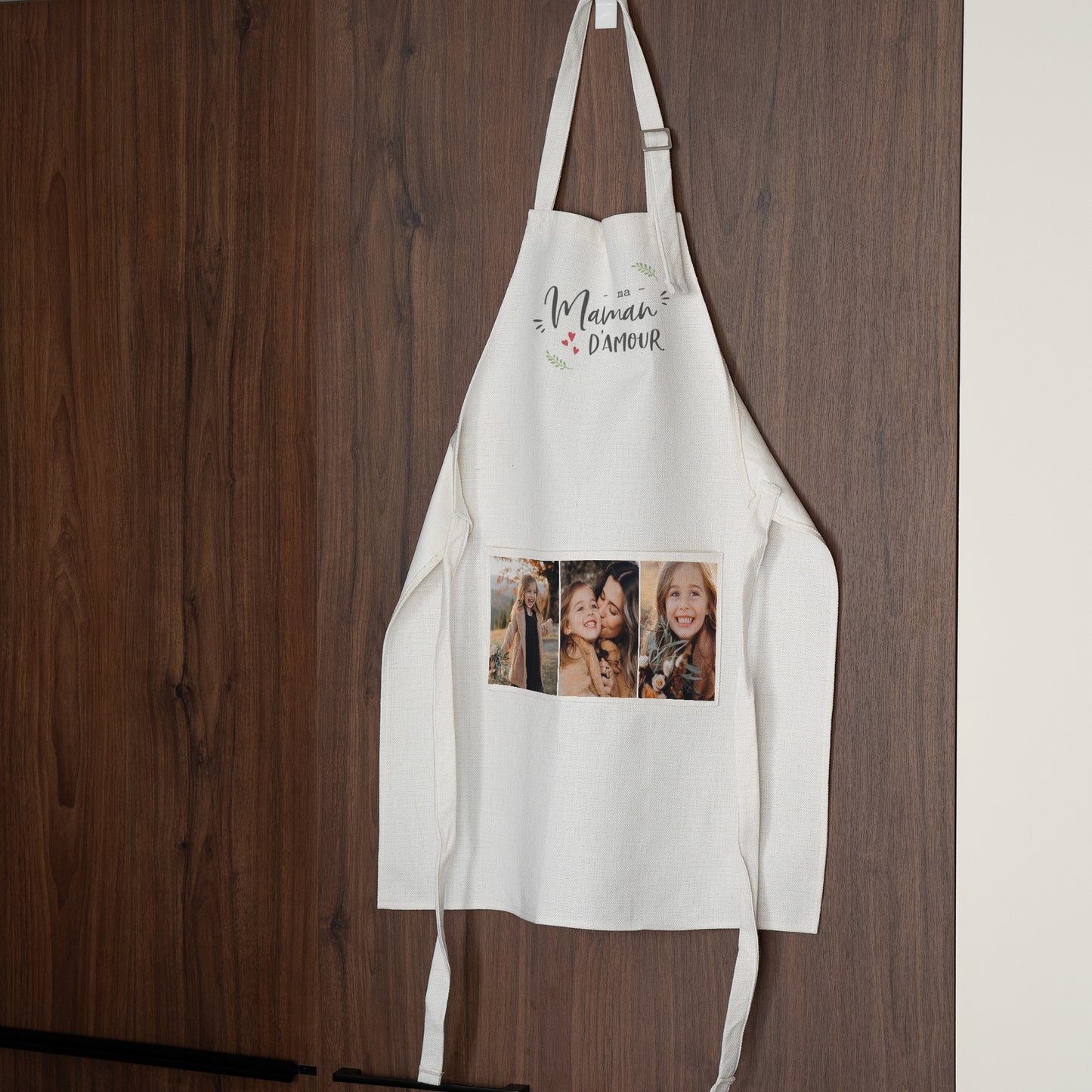 Tablier adulte Objets Beige naturel Maman d'amour V photo N° 2