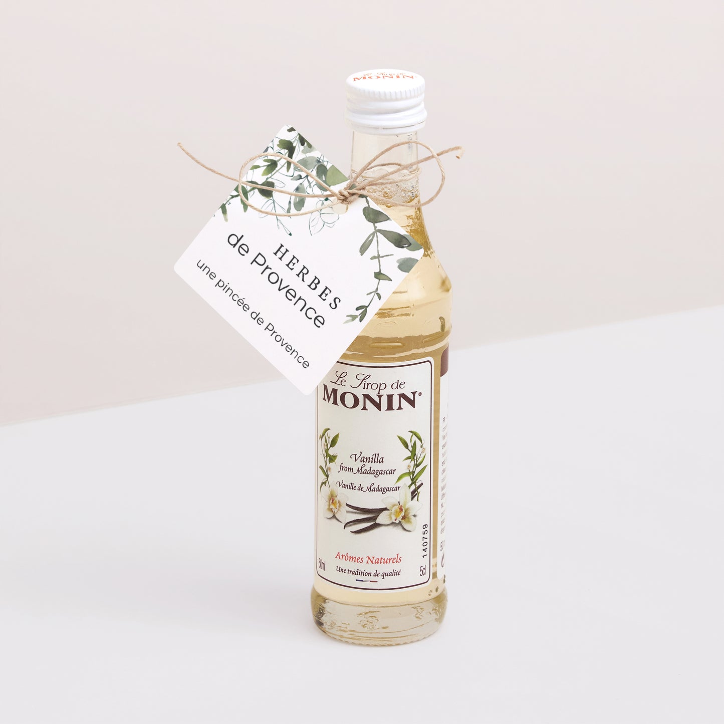 Etiquette perforée Mariage Carrée Floral et Eucalyptus photo N° 3