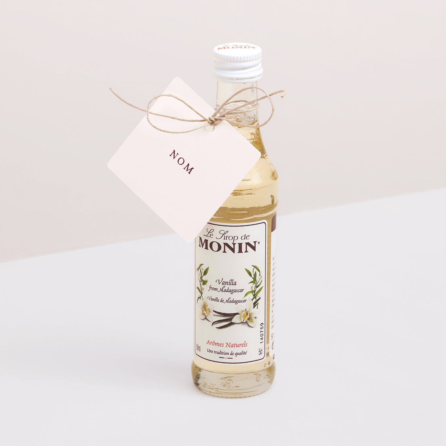 Etiquette perforée Mariage Carrée Palma Terracotta photo N° 3