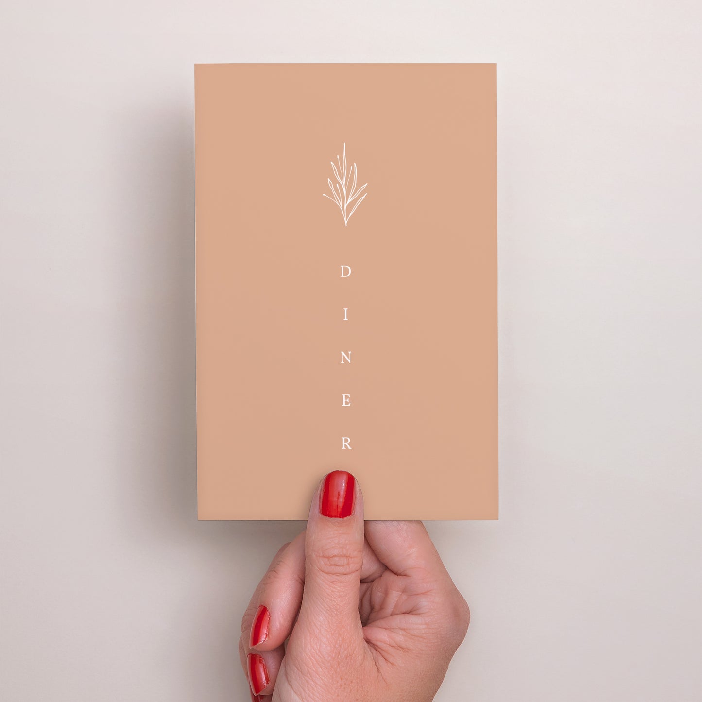 Invitations Mariage Portrait Ton pastel photo N° 2