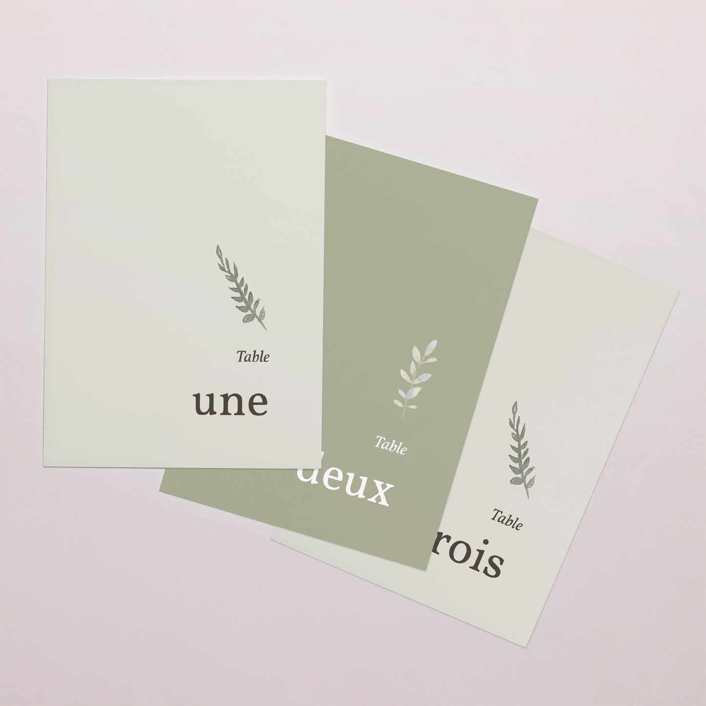 Marque table Mariage Rectangle Neo Champêtre photo N° 1