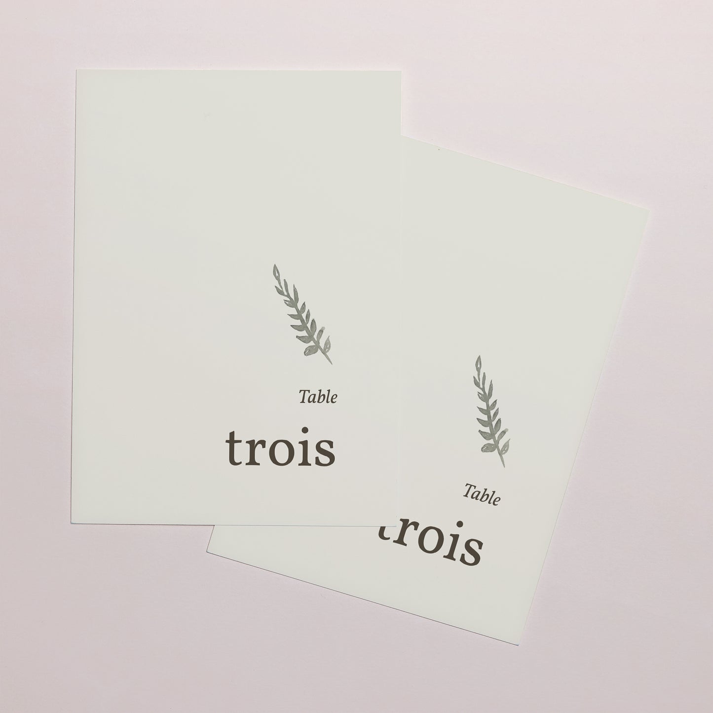 Marque table Mariage Rectangle Neo Champêtre photo N° 2