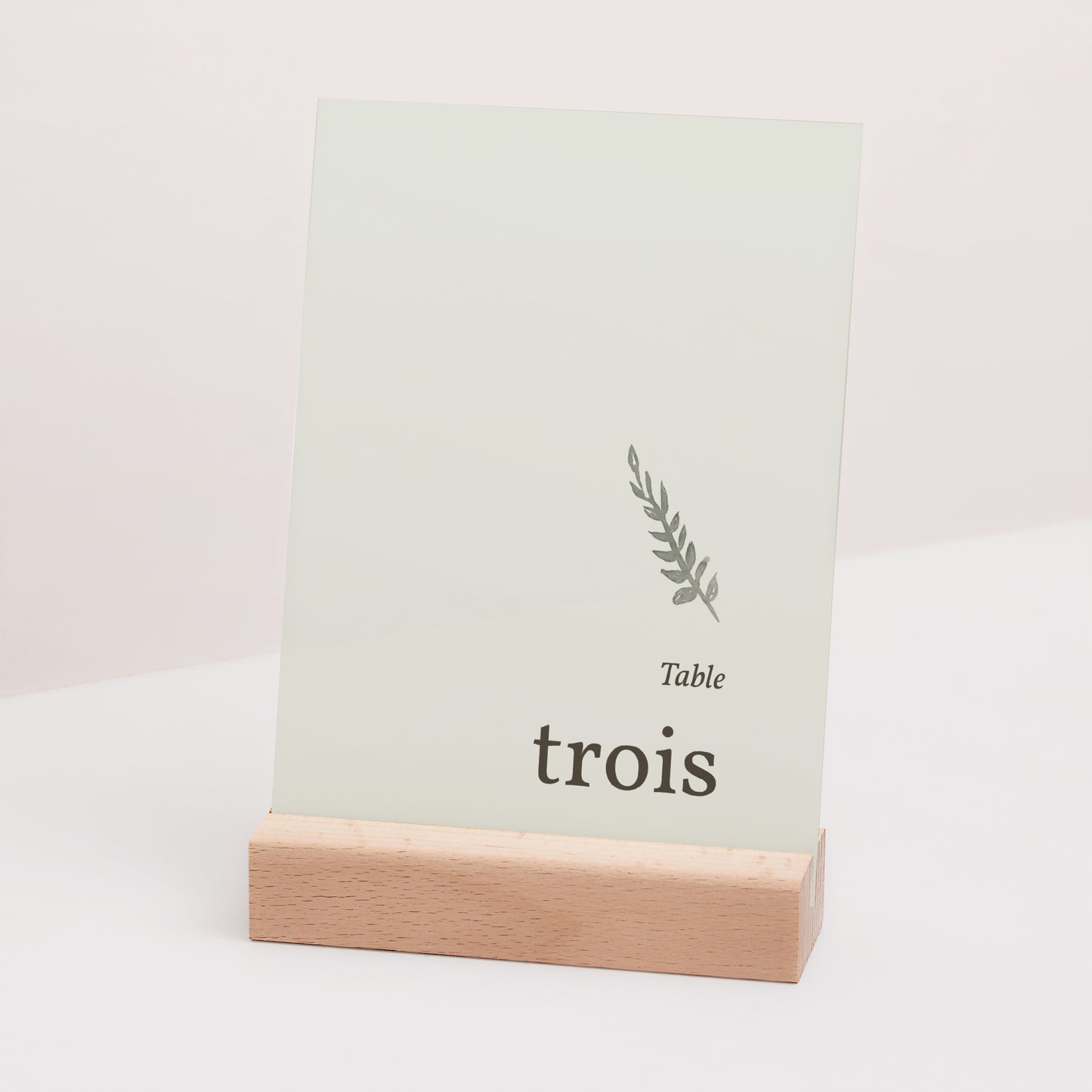 Marque table Mariage Rectangle Neo Champêtre photo N° 3