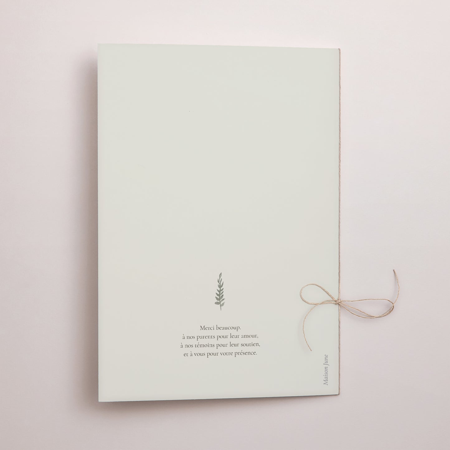Livret de messe Mariage Double volet Neo Champêtre photo N° 3