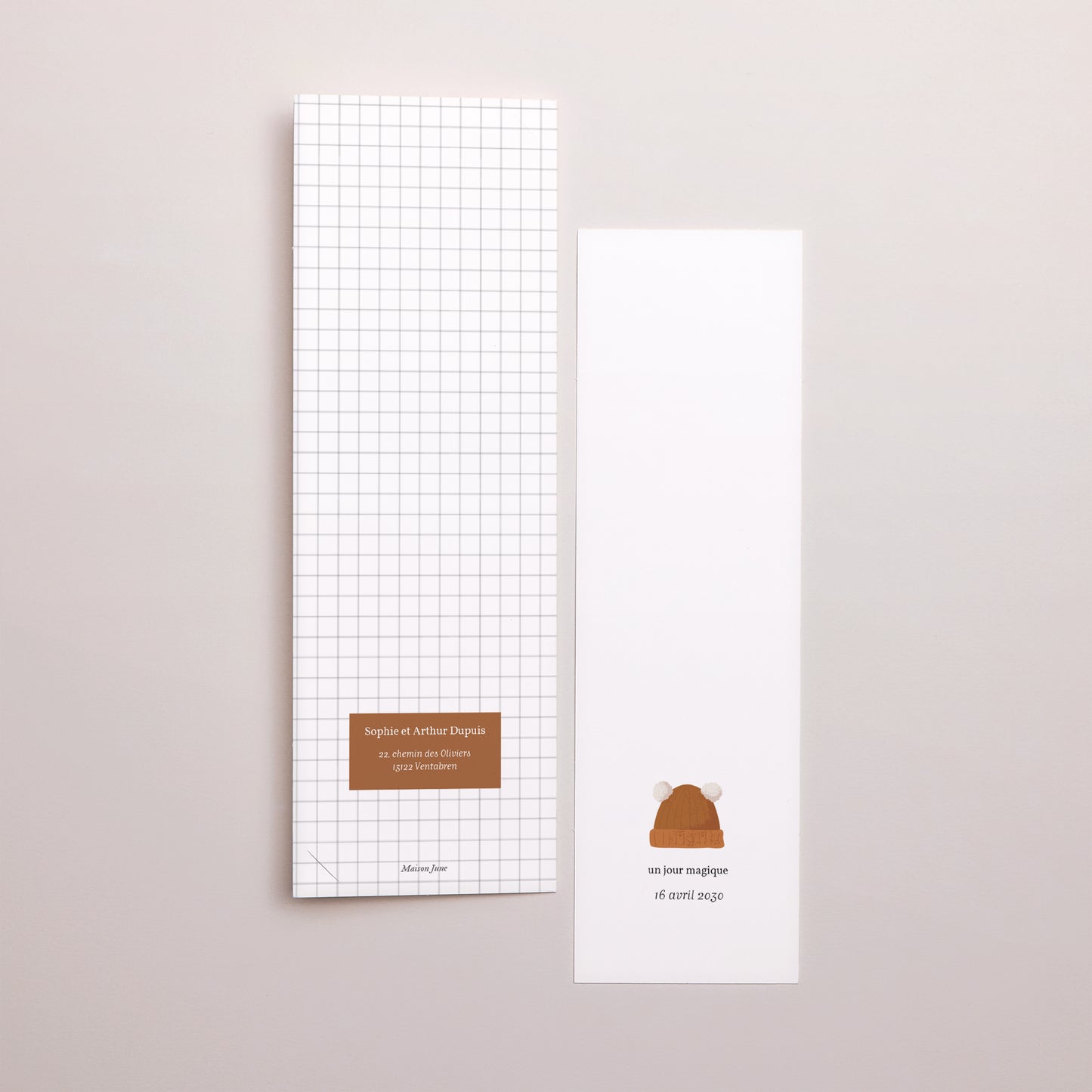 Faire-part Naissance Marque-page photo Petit Panda roux photo N° 3