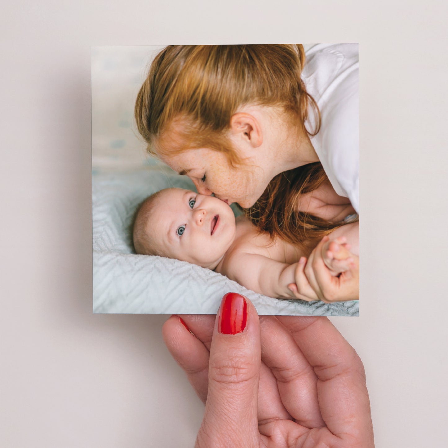 Remerciements Naissance Carré Herbier, Couronne estivale & étiquette photo N° 3