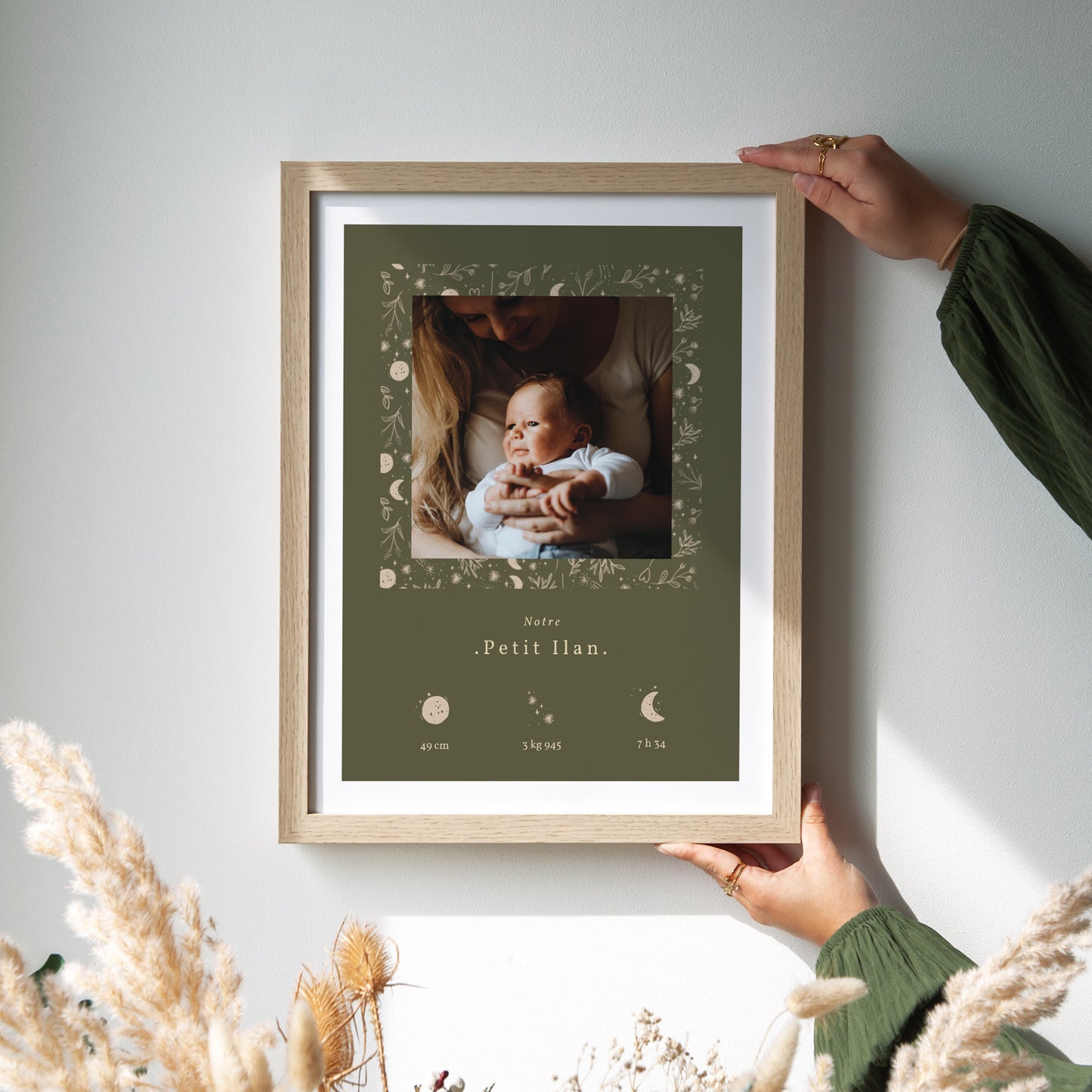 Affiche Naissance Portrait Ilan photo N° 2