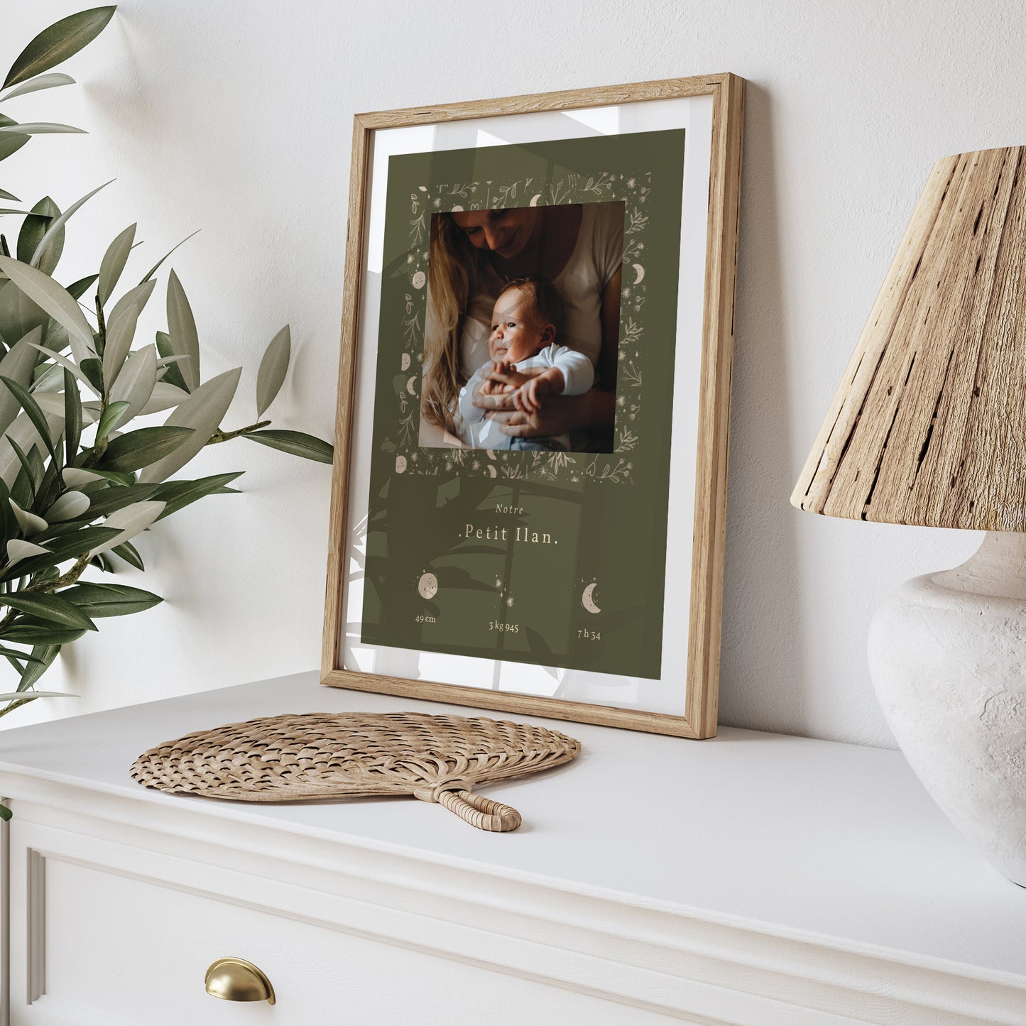 Affiche Naissance Portrait Ilan photo N° 5