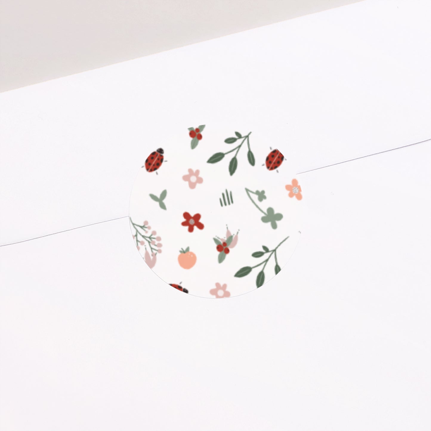 Sticker Naissance Rond Mlle Porte-Bonheur photo N° 1