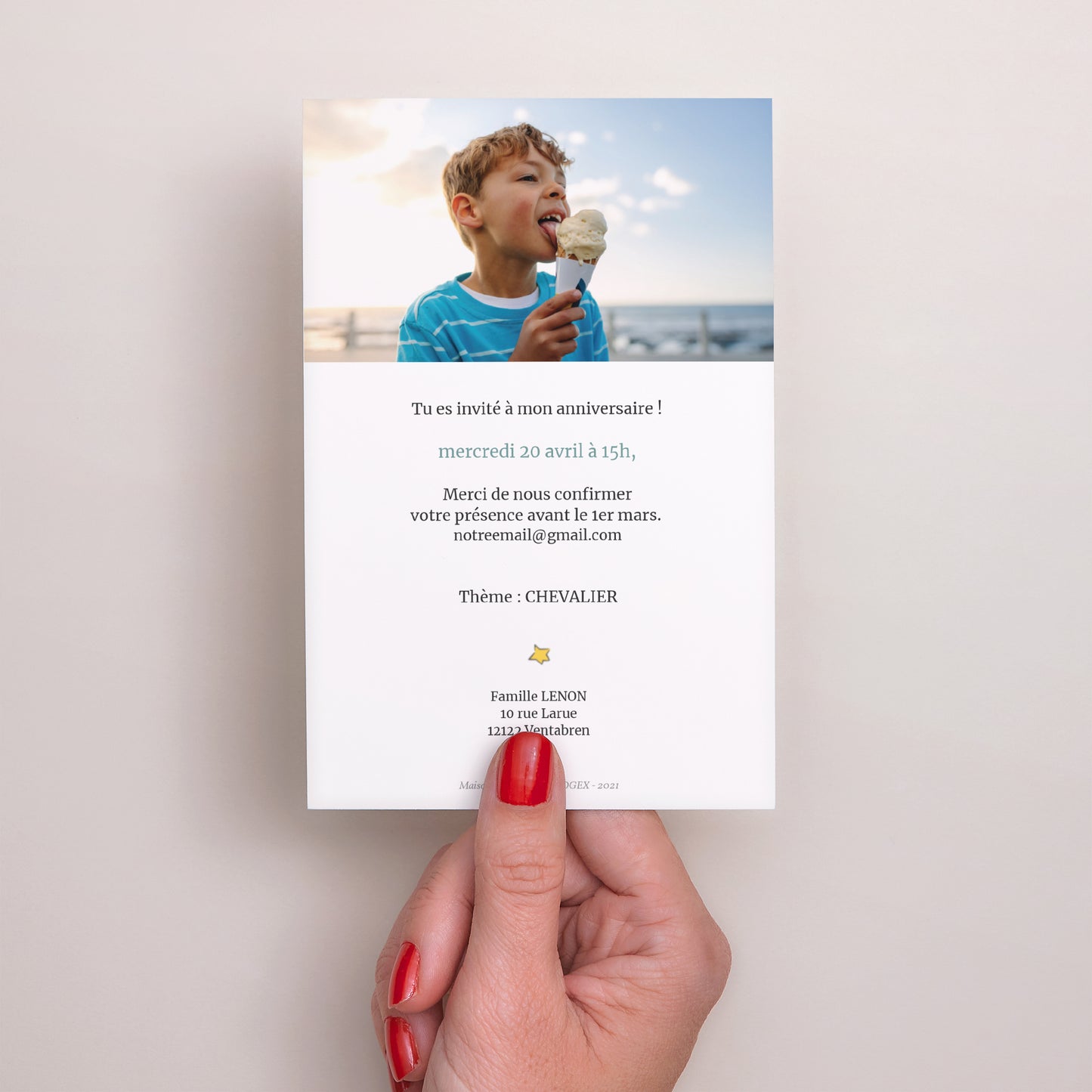 Invitations Anniversaire Enfant Portrait Le Petit Prince Créations Garçon photo N° 3
