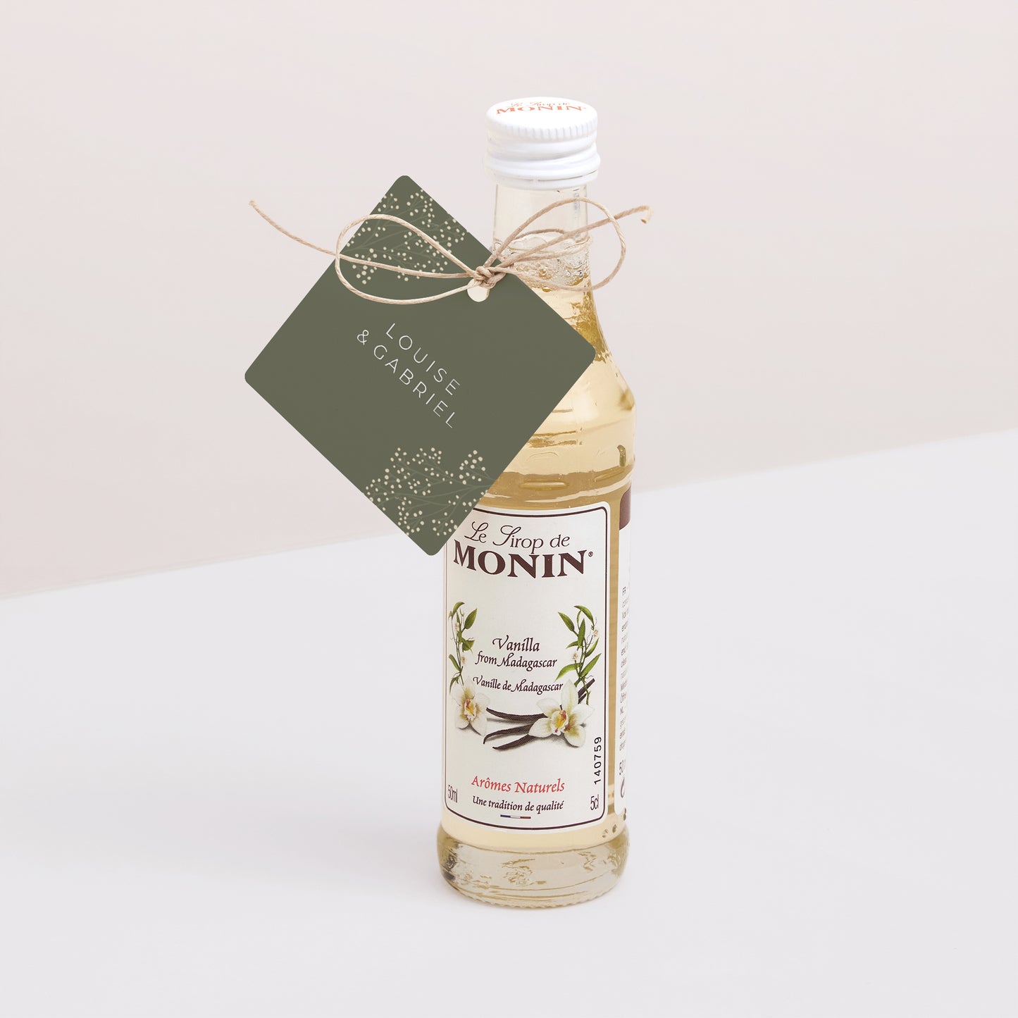 Etiquette perforée Mariage Carrée Luberon photo N° 3