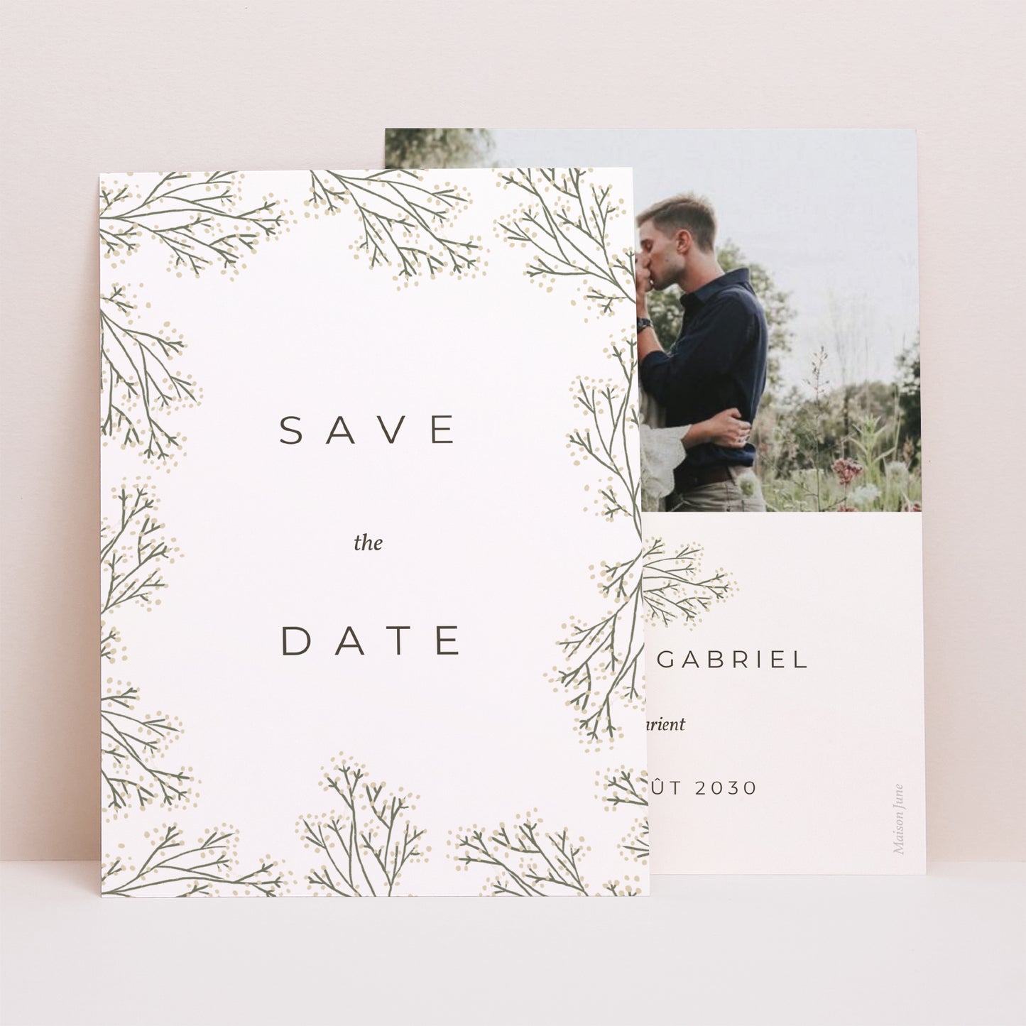 Save the date Mariage Portrait Luberon photo N° 1