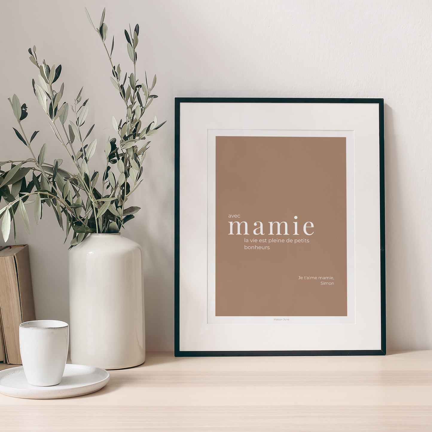 Affiche Objets Portrait Petits bonheurs, mamie photo N° 1