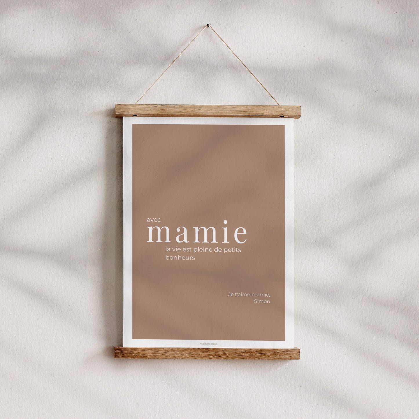 Affiche Objets Portrait Petits bonheurs, mamie photo N° 4