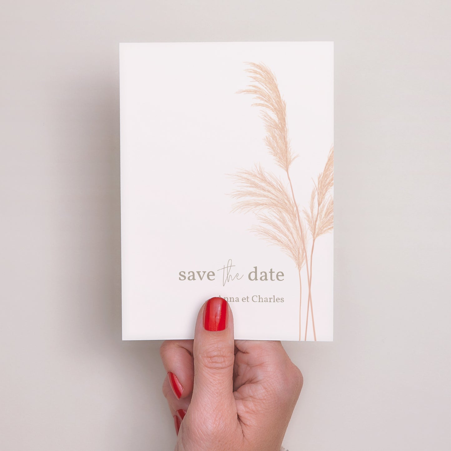 Save the date Mariage Portrait Viva la pampa photo N° 2