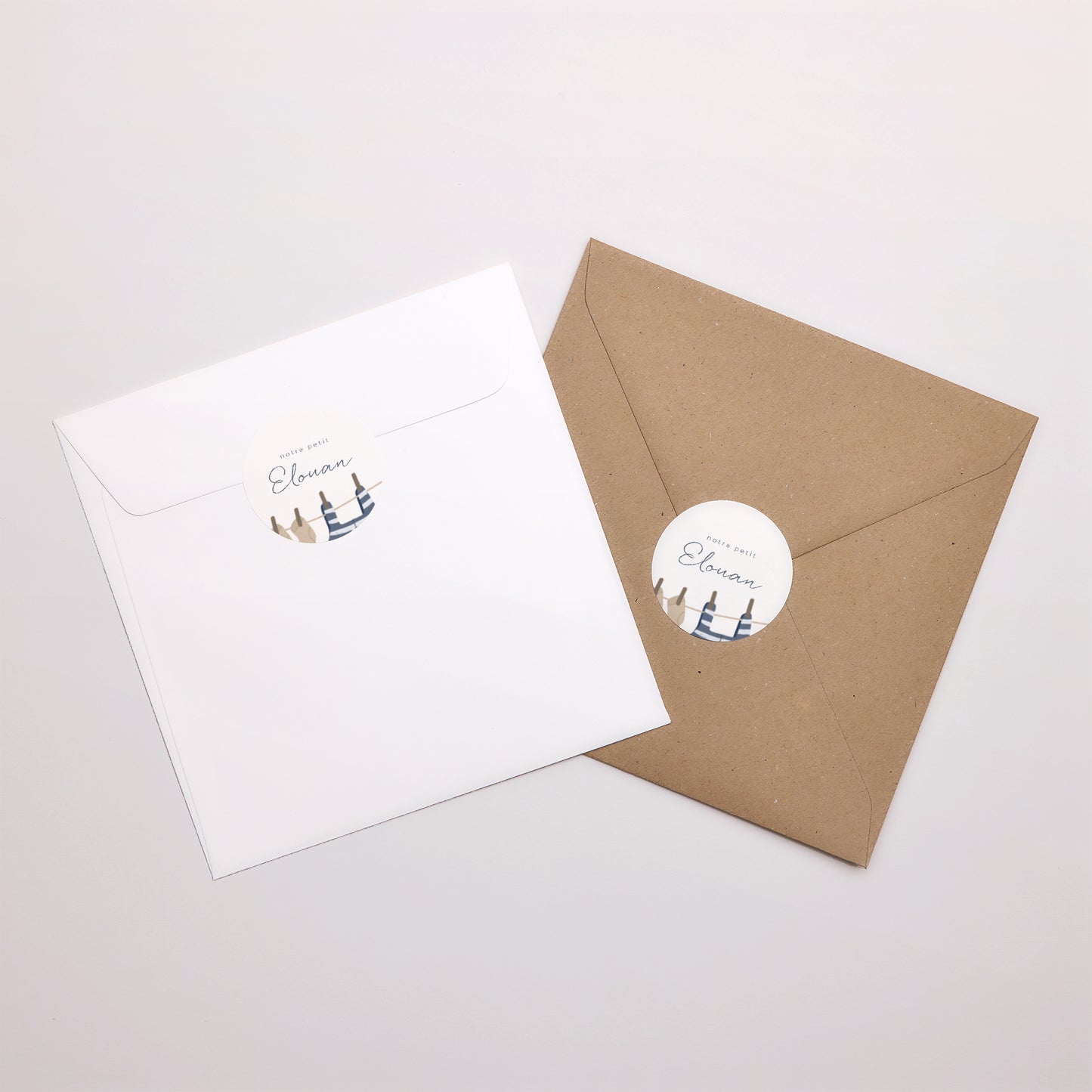 Sticker Naissance Rond Vestiaire petit marin photo N° 3