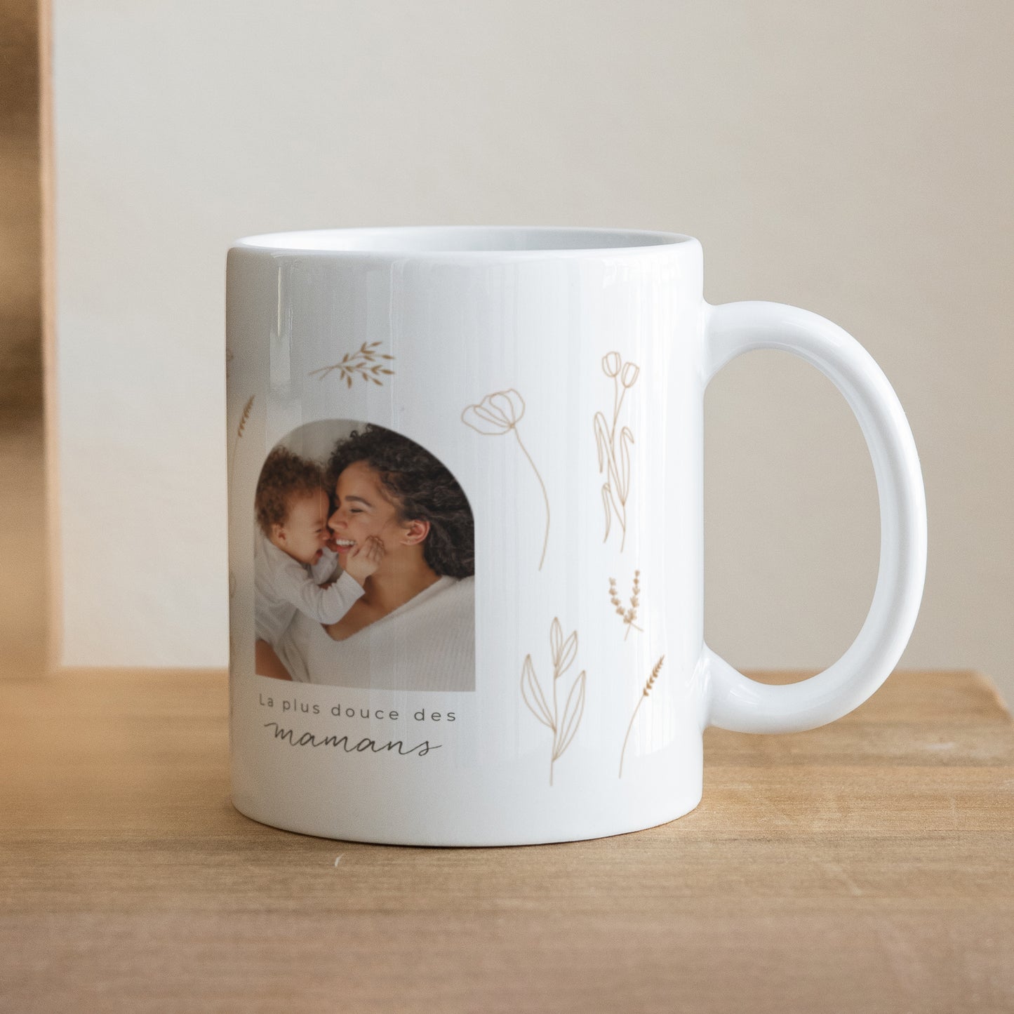 Mug Objets Blanc Petit herbier pour Maman photo N° 1