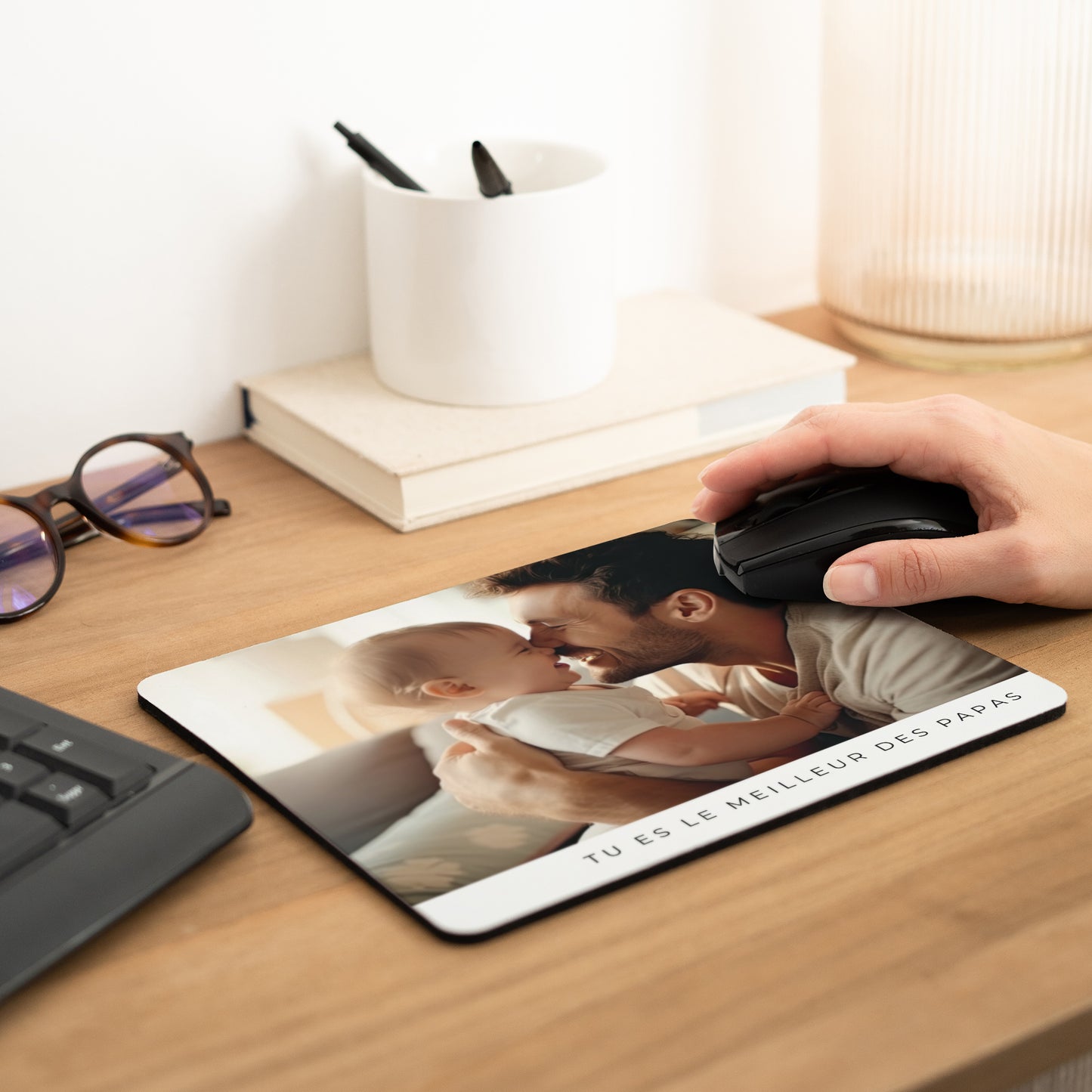 Tapis de souris Objets Rectangle Fête des pères II photo N° 2