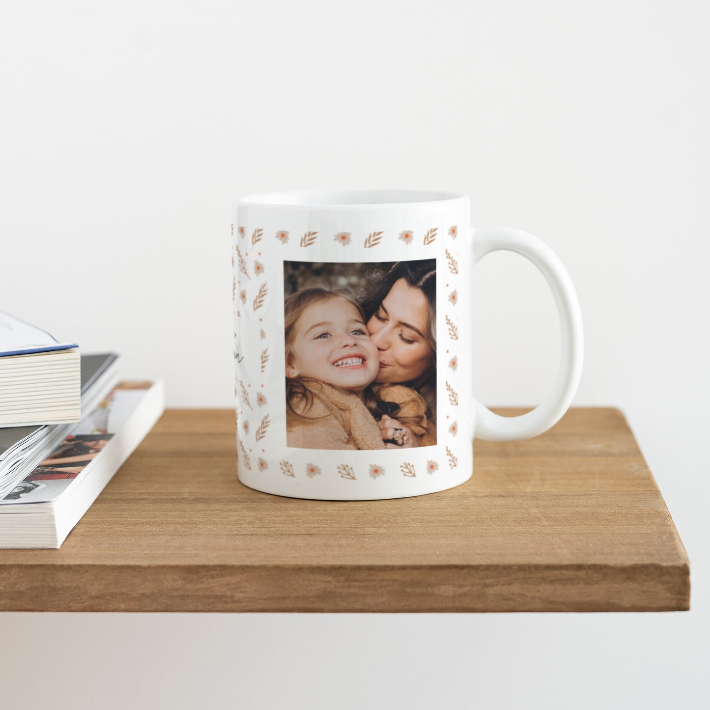 Mug Objets Blanc Fête des mères fleurs motifs photo N° 4