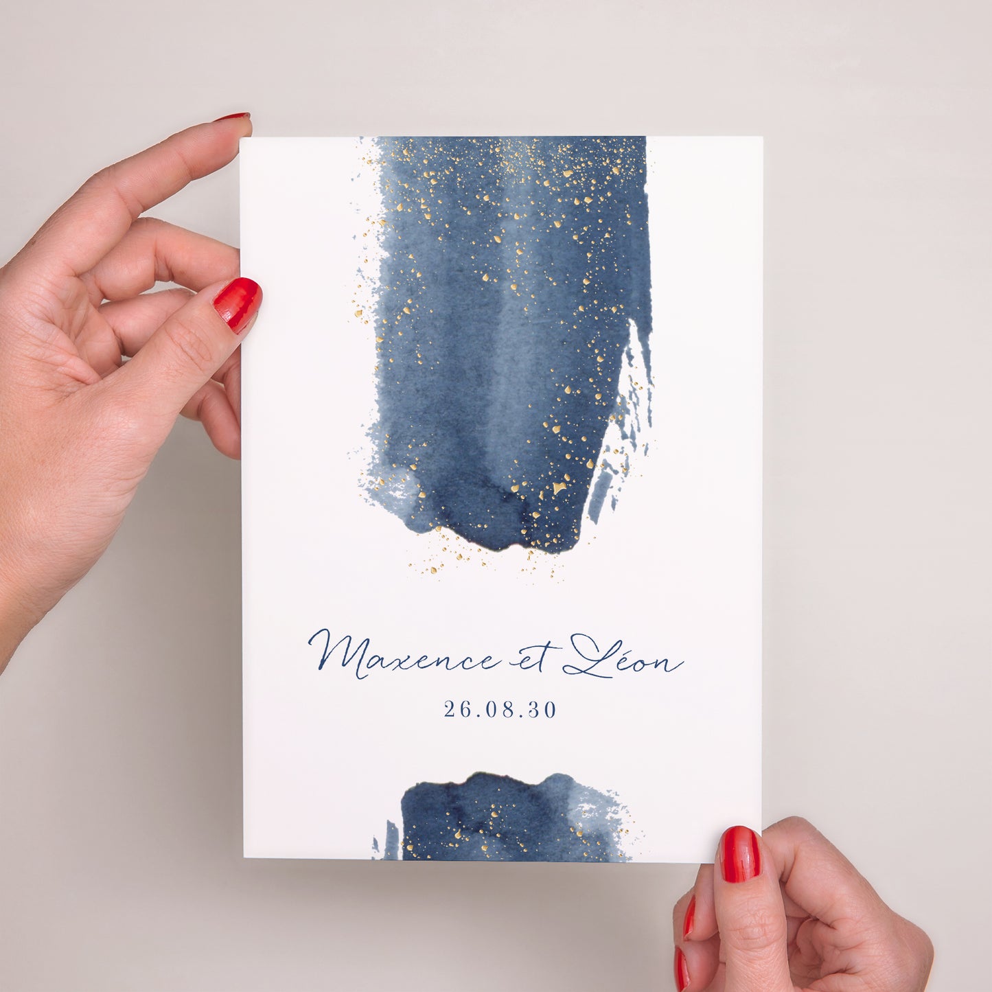Faire-part Mariage Grand format rectangle Nuit Magique photo N° 2