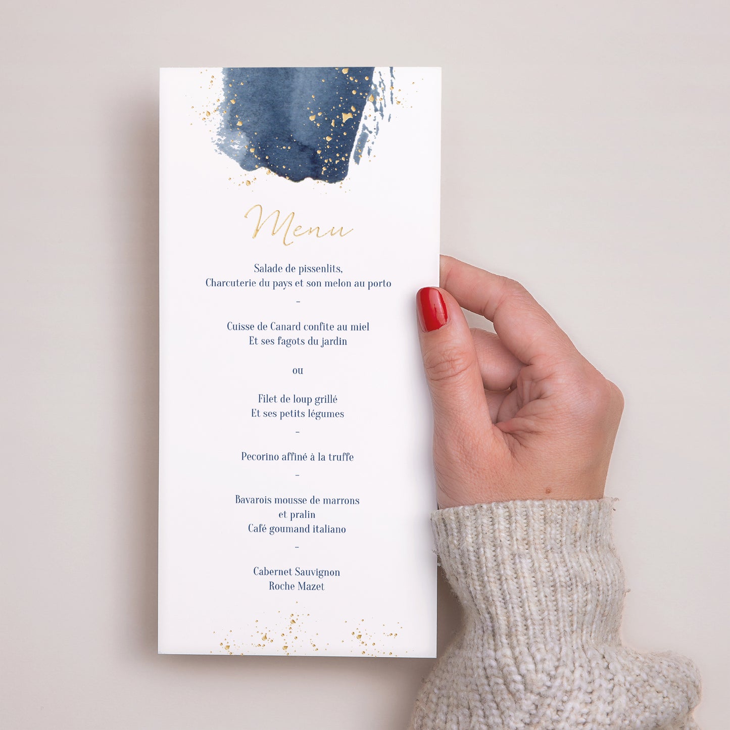 Menu Mariage Panoramique portrait Nuit Magique photo N° 2