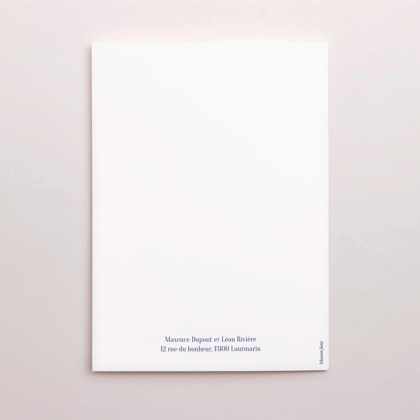 Faire-part Mariage Portrait double volet Nuit Magique photo N° 3