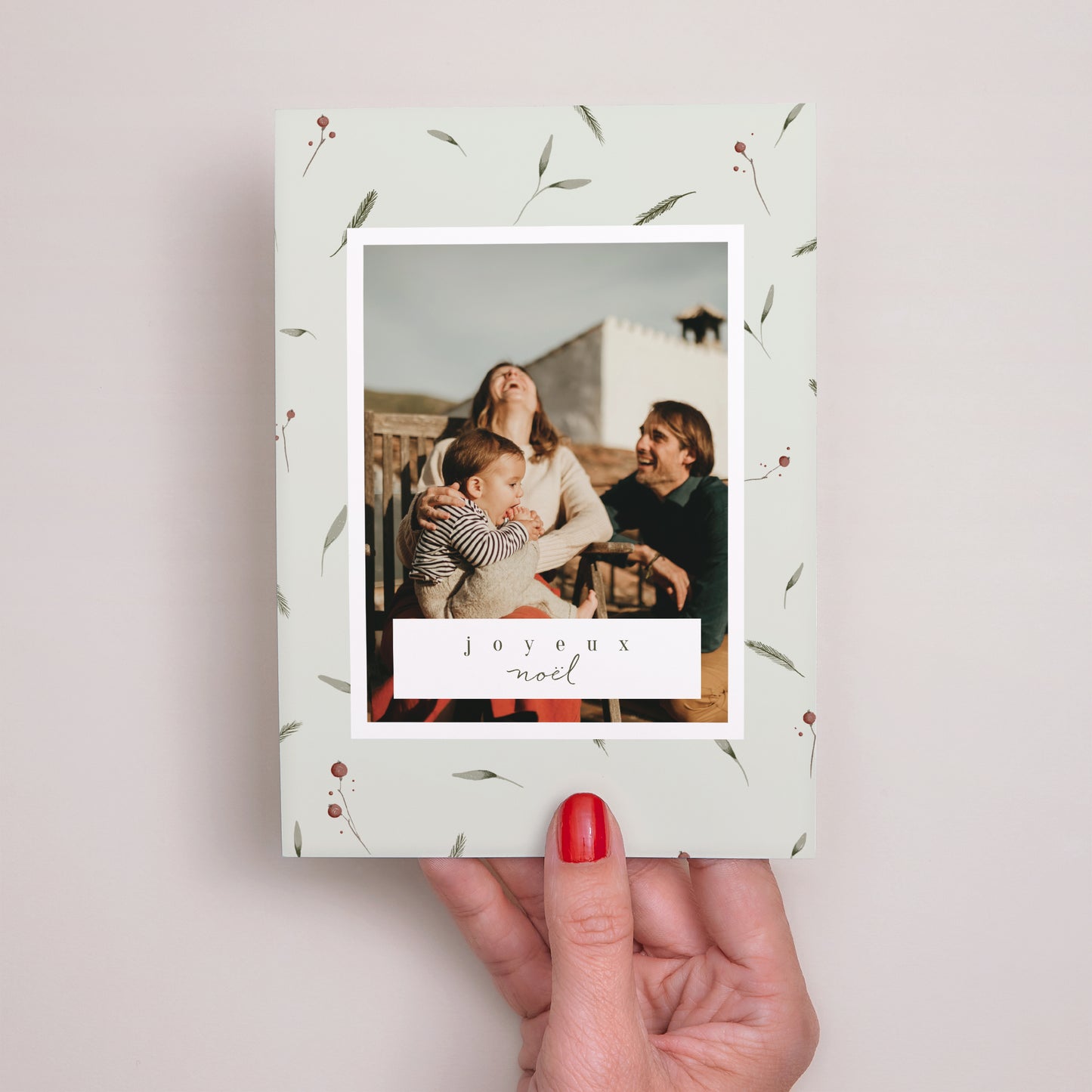 Carte de Noel Fin d'année Portrait Conception de Noël photo N° 2