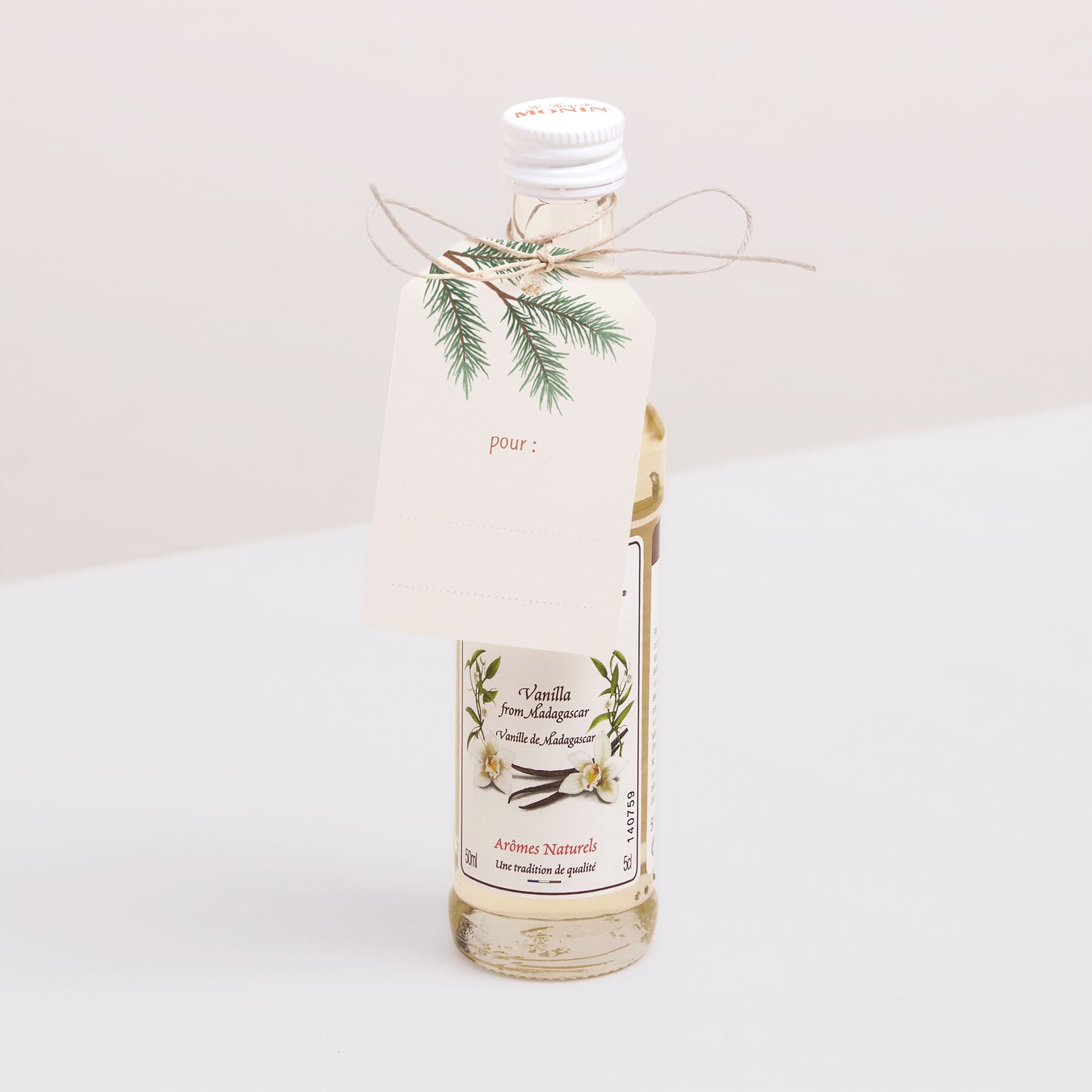 Etiquette perforée Fin d'année Fanion Branches de sapin de Noël photo N° 3