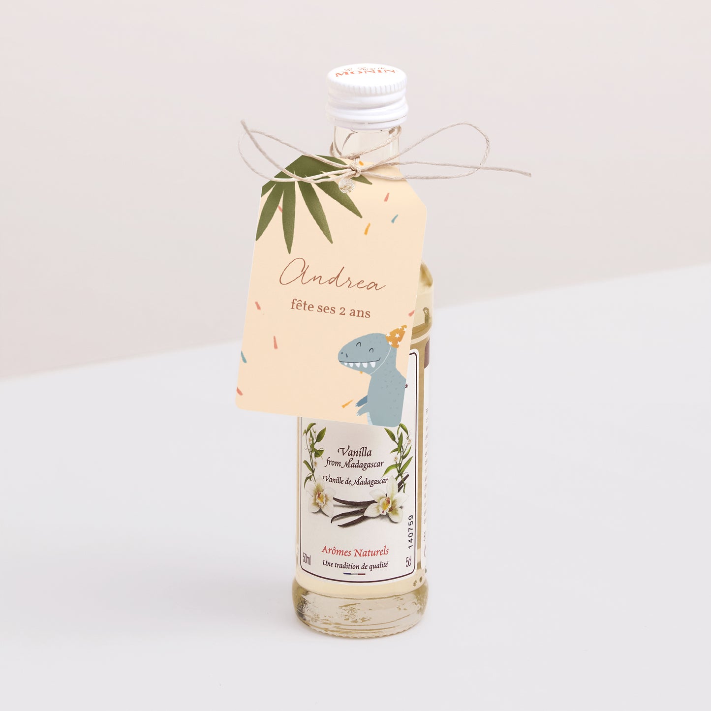 Etiquette perforée Anniversaire Enfant Fanion Petit Dinosaure photo N° 3