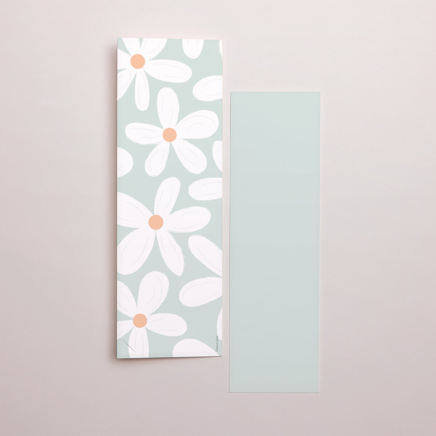 Faire-part Naissance Marque-page photo Marguerites bleues photo N° 3