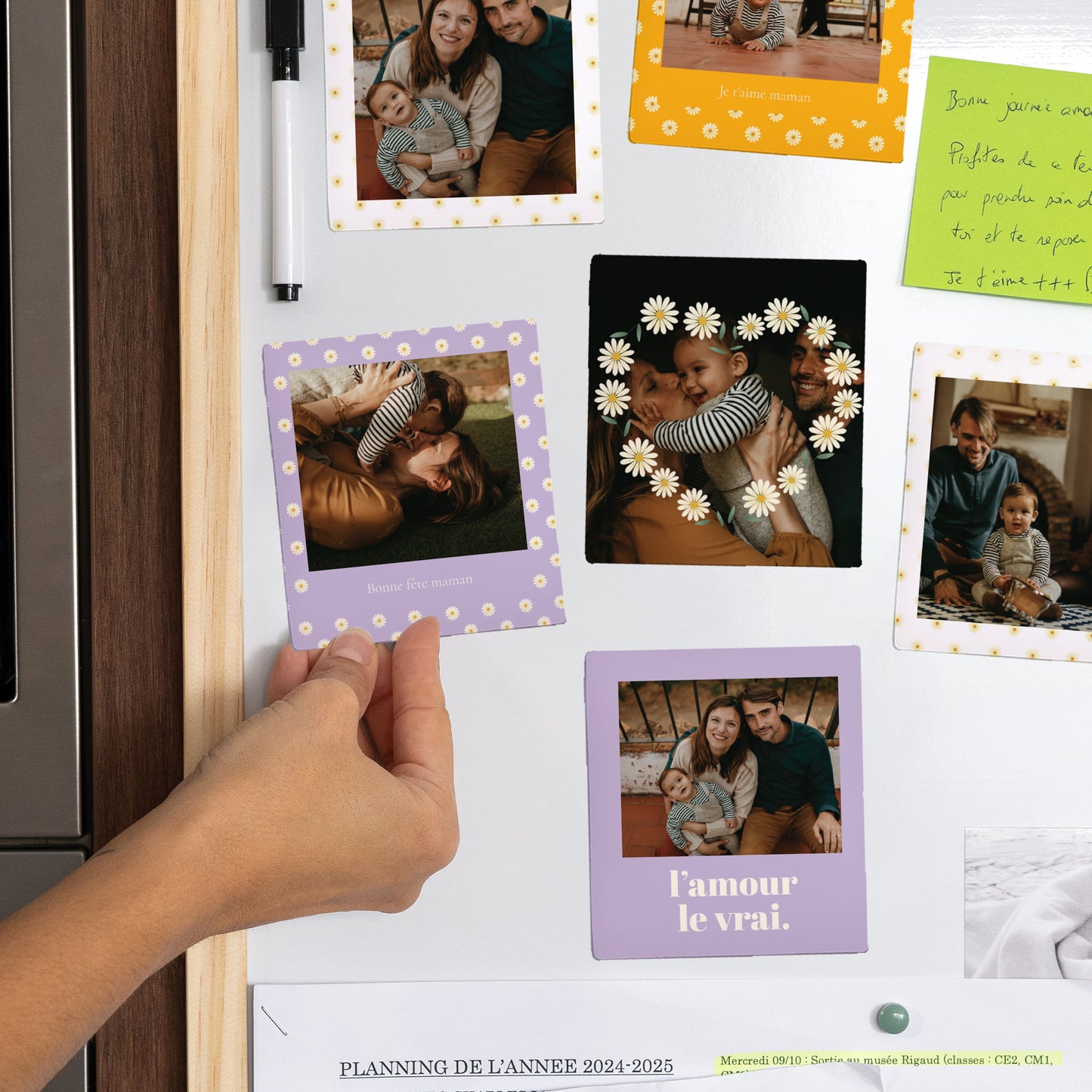 Magnet Objets Lot de 12, magnétique L'amour le vrai photo N° 2