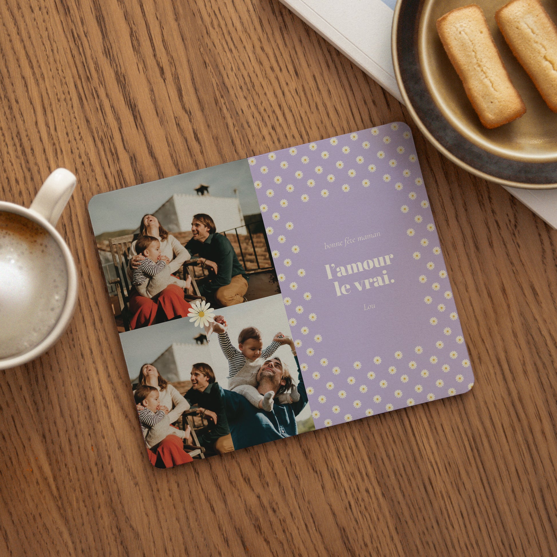 Tapis de souris Objets Rectangle L'amour le vrai photo N° 1