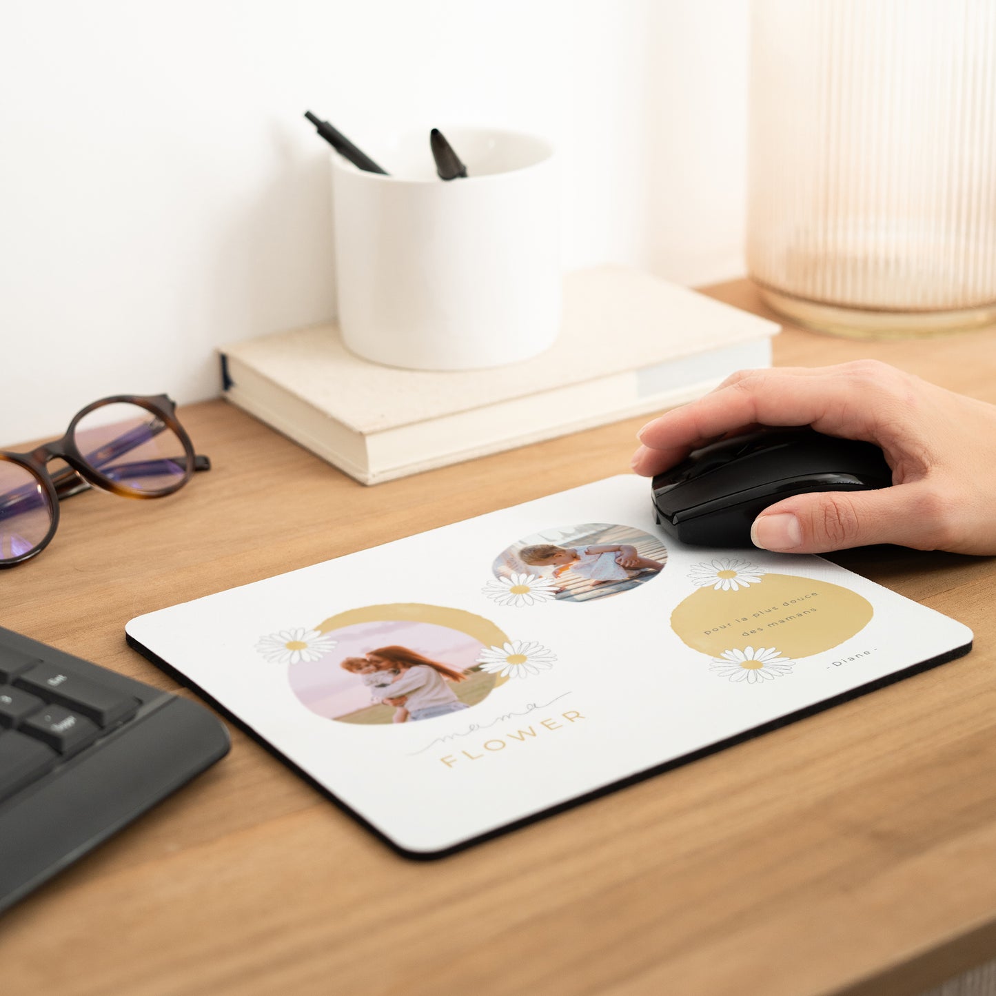 Tapis de souris Objets Rectangle Mama Flower photo N° 2