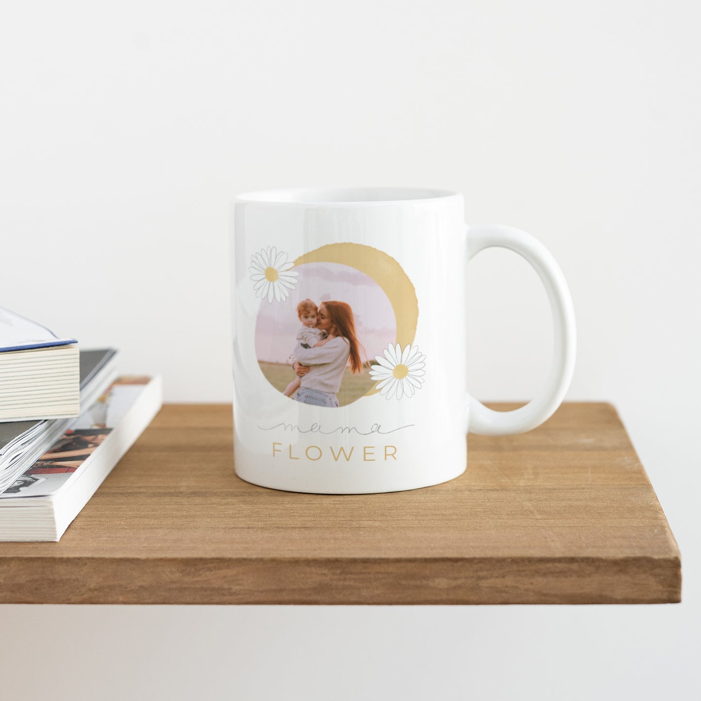 Mug Objets Blanc Mama Flower photo N° 4