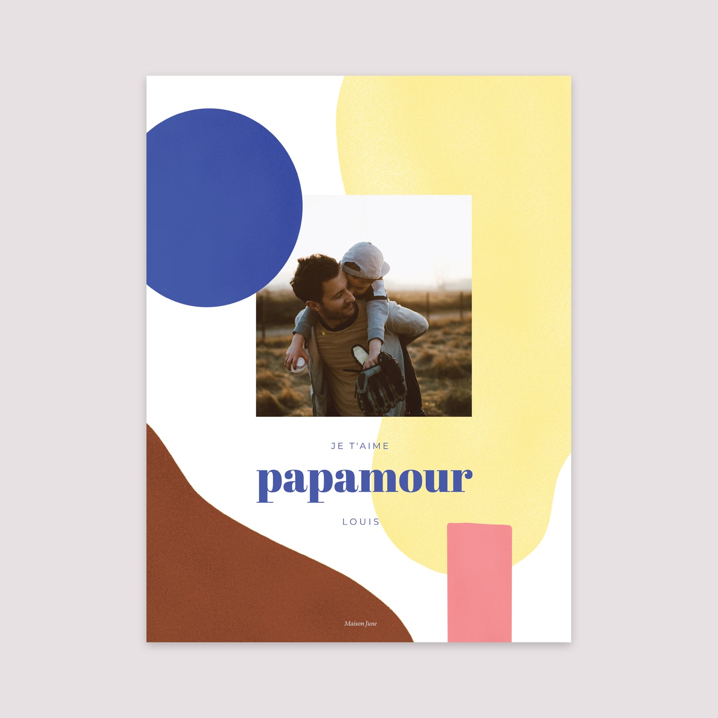 Affiche Portrait 30 x 40 cm Papamour II photo N° 2