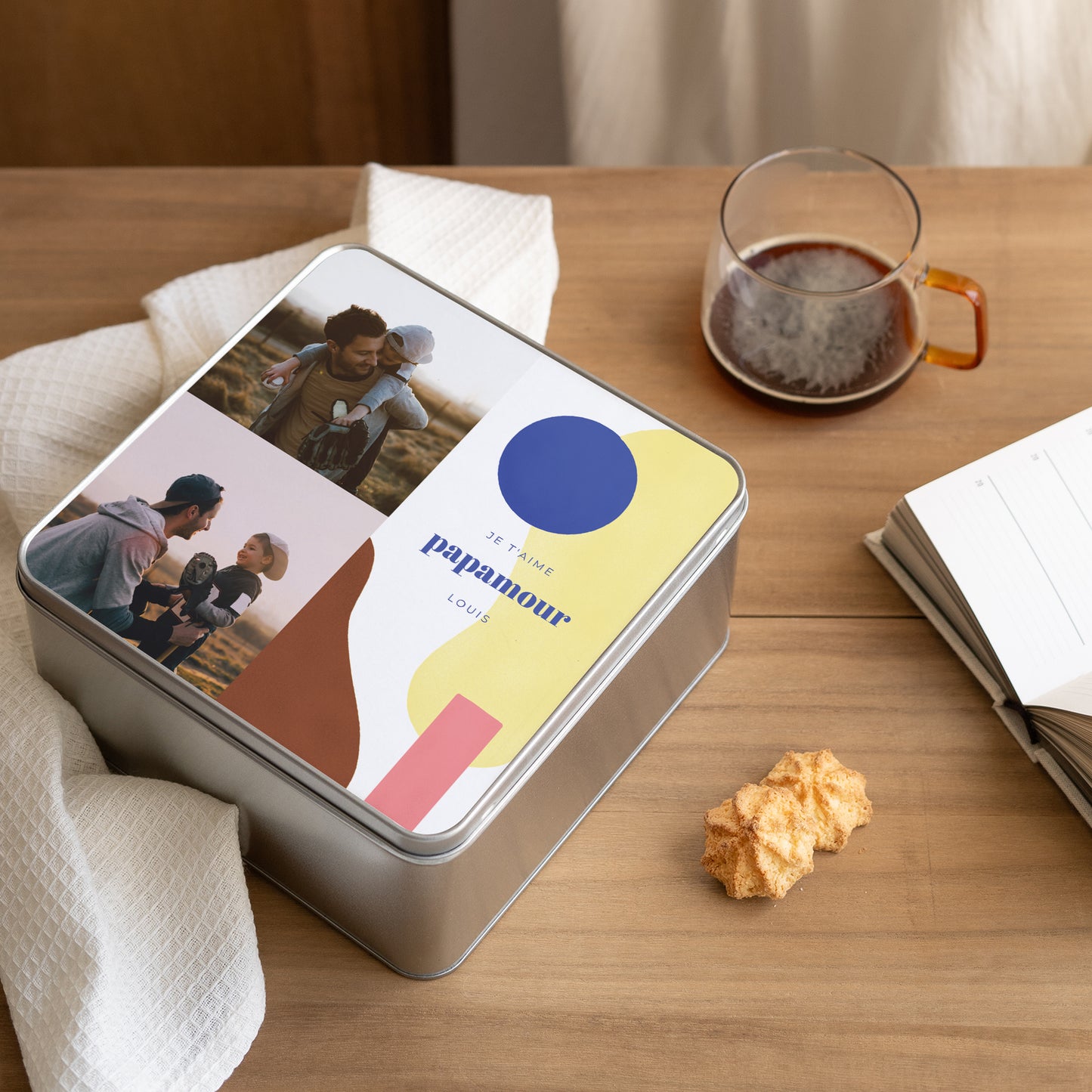 Boite métallique Objets Carrée Papamour II photo N° 2