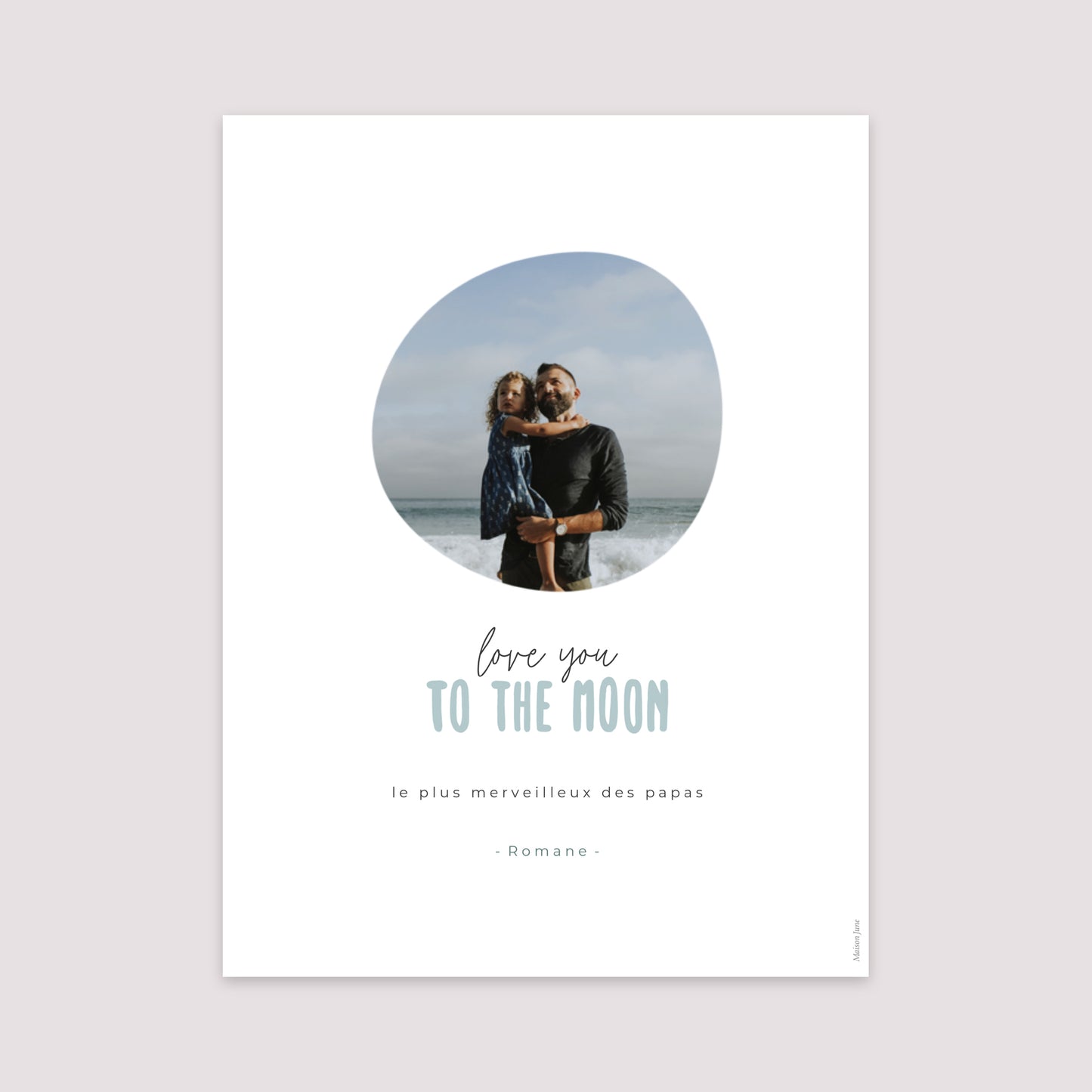 Affiche Portrait 30 x 40 cm To the moon III photo N° 2