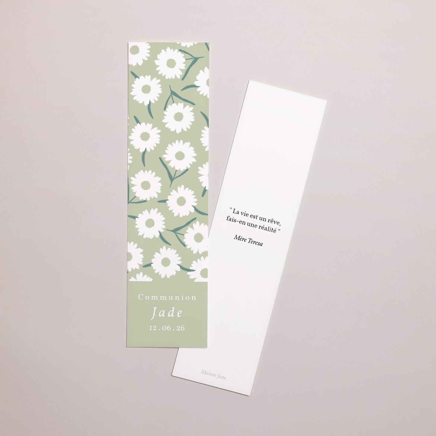 Marque-page Communion Marque-page Douceur de printemps photo N° 1