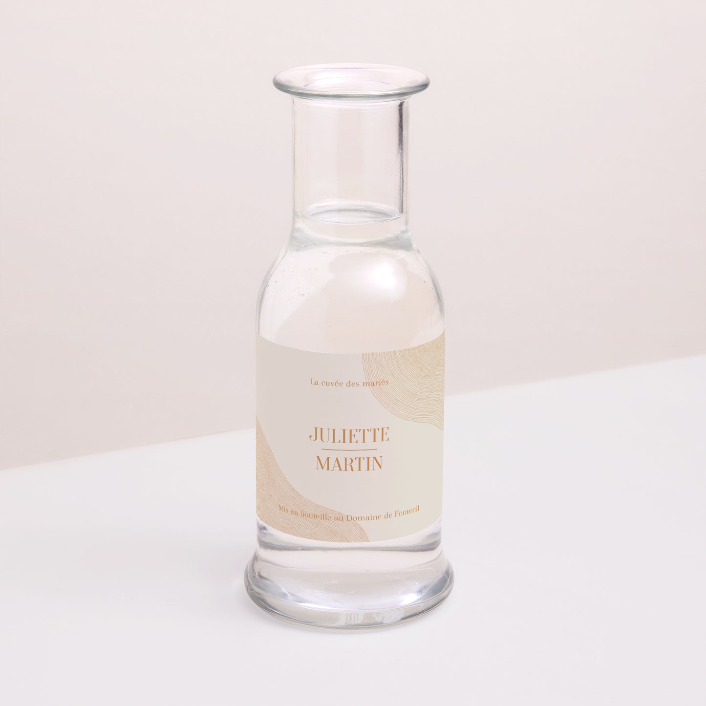 Etiquette bouteille Mariage Paysage Terre d'Ocre photo N° 2